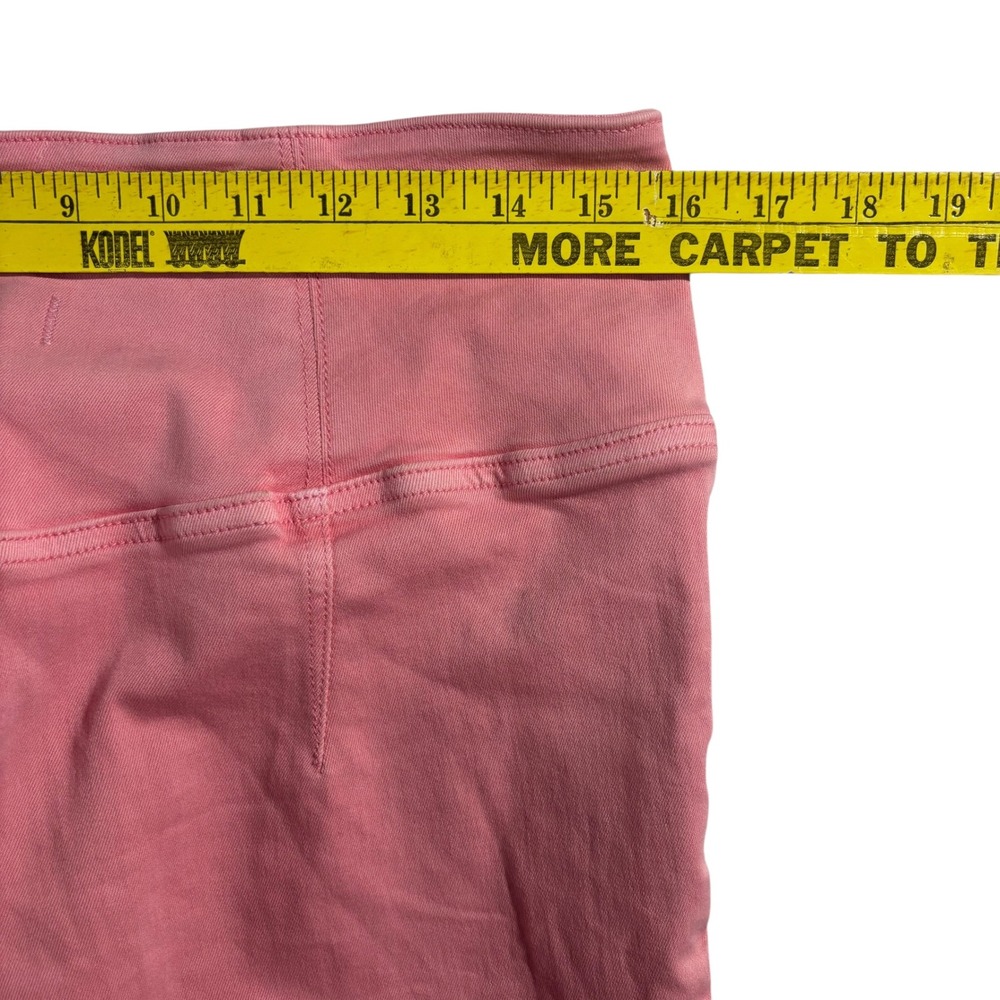 We The Free Venice Beach Flare Jeans Peony Pink High Rise Bell Bottom Size 31 - Picture 12 of 14